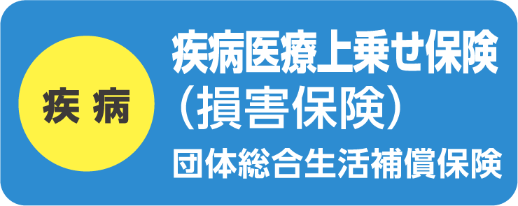 疾病医療上乗せ保険（損害保険）団体総合生活補償保険